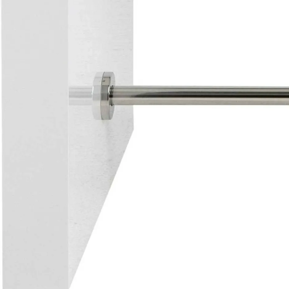 Wohnen Hochglanz Bartisch in Weiß - modern - Marciana