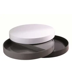 Wohnen Hochglanz Design Wohnzimmertisch drehbar - Tulima