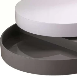 Wohnen Hochglanz Design Wohnzimmertisch drehbar - Tulima