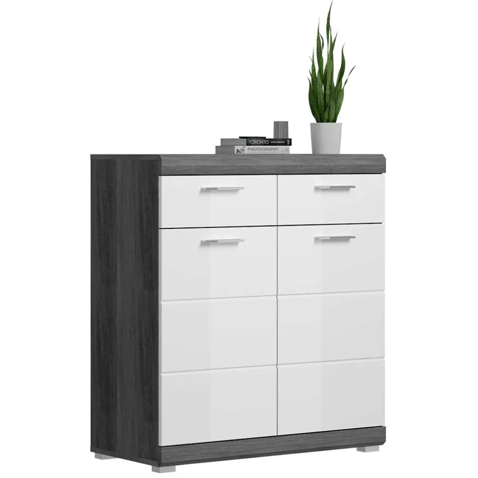 Hochglanz Flureinrichtung Set - Nancys (vierteilig)^Wohnen Outlet