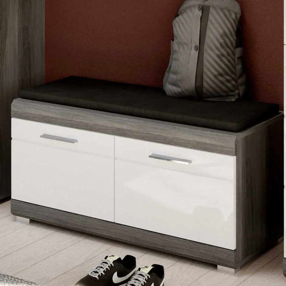 Hochglanz Flureinrichtung Set - Nancys (vierteilig)^Wohnen Outlet