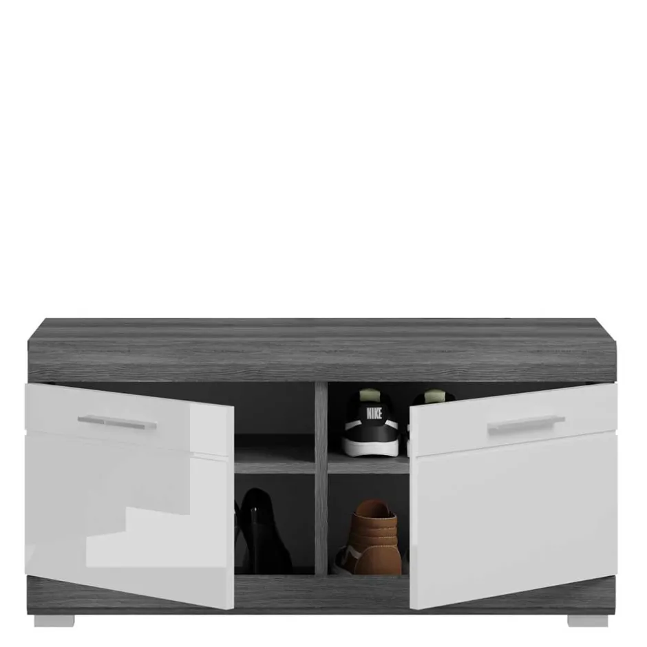 Hochglanz Flureinrichtung Set - Nancys (vierteilig)^Wohnen Outlet