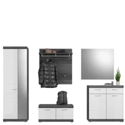 Hochglanz Flurmäbel Kombination - Nancys (fünfteilig)^Wohnen