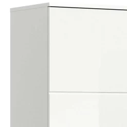 Wohnen Hochglanz Flurschrank in Weiß - Rugova