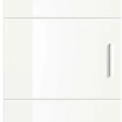 Wohnen Hochglanz Flurschrank in Weiß - Rugova