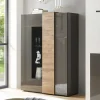 Hochglanz Highboard mit Glas - Eracosta^Wohnen Sale