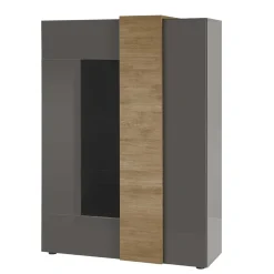 Hochglanz Highboard mit Glas - Eracosta^Wohnen Sale