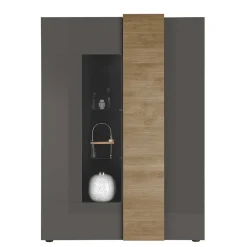Hochglanz Highboard mit Glas - Eracosta^Wohnen Sale
