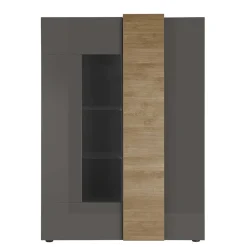 Hochglanz Highboard mit Glas - Eracosta^Wohnen Sale