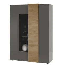 Hochglanz Highboard mit Glas - Eracosta^Wohnen Sale
