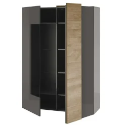 Hochglanz Highboard mit Glas - Eracosta^Wohnen Sale