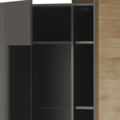 Hochglanz Highboard mit Glas - Eracosta^Wohnen Sale