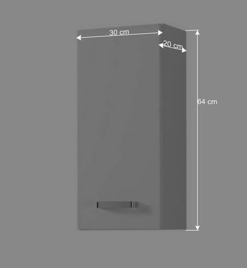 Hochglanz Hängeschrank Sagunis für Bad^Wohnen Discount