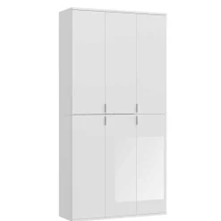 Wohnen Hochglanz Kleiderschrank 6-türig - Ejulia (zweiteilig)