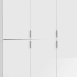 Wohnen Hochglanz Kleiderschrank 6-türig - Ejulia (zweiteilig)