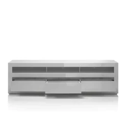 Hochglanz Lowboard fürs TV in Weiß Mextra mit 3 Schubladen^Wohnen Online