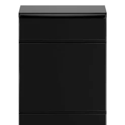 Hochglanz Oberschrank fürs Bad in Schwarz - Culina^Wohnen Discount