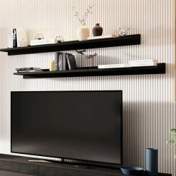 Hochglanz TV Wohnwand in Schwarz - Funtana (fünfteilig)^Wohnen Sale