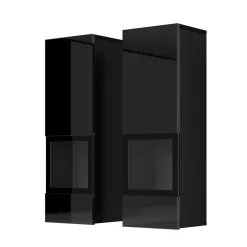 Hochglanz TV Wohnwand in Schwarz - Funtana (fünfteilig)^Wohnen Sale