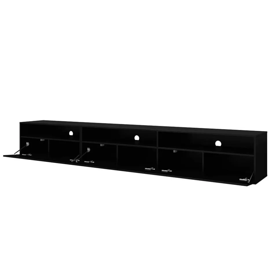 Hochglanz TV Wohnwand in Schwarz - Funtana (fünfteilig)^Wohnen Sale
