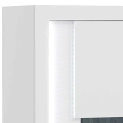 Hochglanz Vitrine mit LED in Weiß - Gomata^Wohnen New