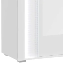 Hochglanz Vitrine mit LED in Weiß - Gomata^Wohnen New