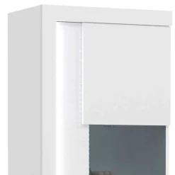 Hochglanz Vitrine mit Licht in Weiß - Gomata^Wohnen Online