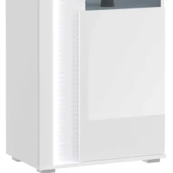 Hochglanz Vitrine mit Licht in Weiß - Gomata^Wohnen Online