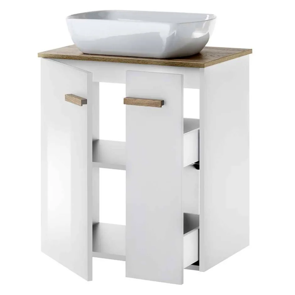 Hochglanz Waschtisch mit Tür & Auszug - Vauflos^Wohnen Sale