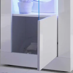 Wohnen Hochglanz Wohnzimmermöbel in Weiß - Sogno (zweiteilig)