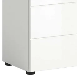 Wohnen Hochglänzender Waschbeckenunterschrank in Weiß - Vitablos