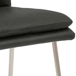 Wohnen Hochhocker mit Rückenlehne in Dunkelgrau - Hobart