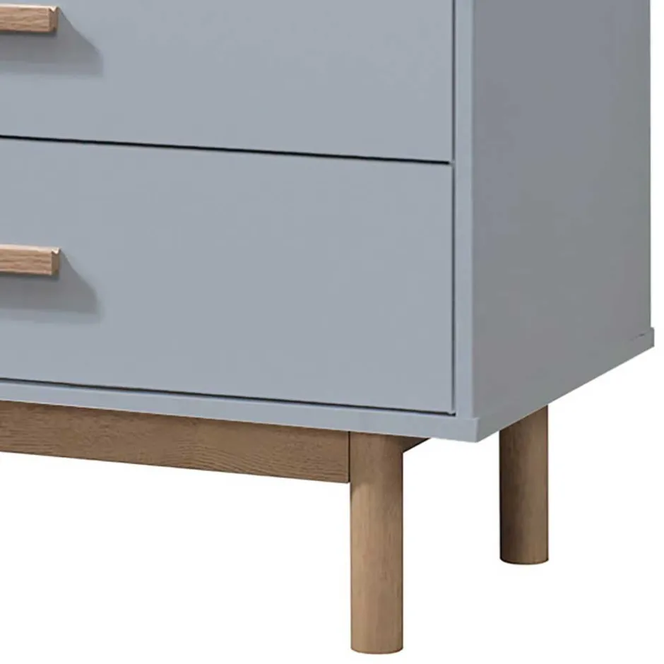 Wohnen Hochkommode - zweifarbiger Scandi Chic - Caldaro