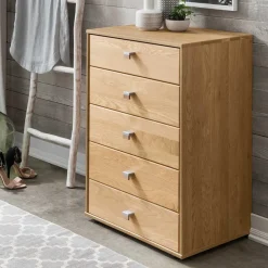 Hochkommode aus Eiche Massivholz - Emdsiva II^Wohnen