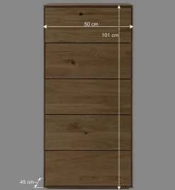 Hochkommode aus geölter Wildeiche - Nuessa^Wohnen Outlet