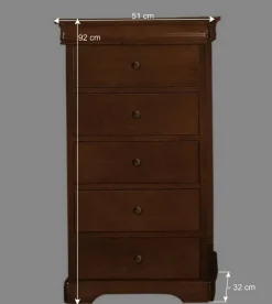 Hochkommode im klassischen Stil - Lemerzi^Wohnen