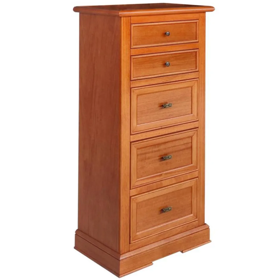 Hochkommode in Kirschbaumfarben - Troyesa^Wohnen Outlet