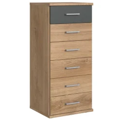 Hochkommode mit sechs Schubladen - 46x106x40 cm - Leviza^Wohnen Best