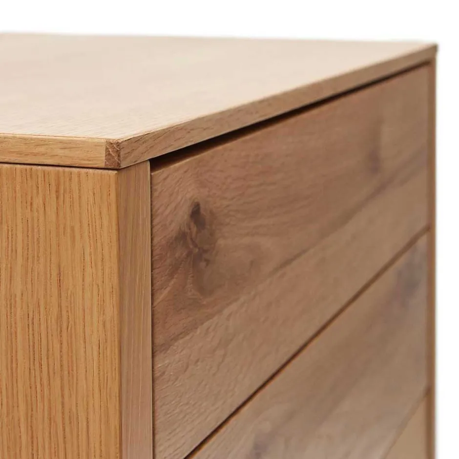 Wohnen Hochkommode mit vier Schubladen und Fach - Algaro