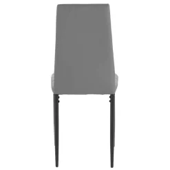 Hochlehner Essstuhl in Grau & Schwarz - Padru (4er Set)^Wohnen