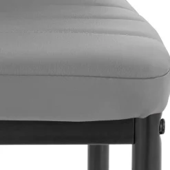 Hochlehner Essstuhl in Grau & Schwarz - Padru (4er Set)^Wohnen