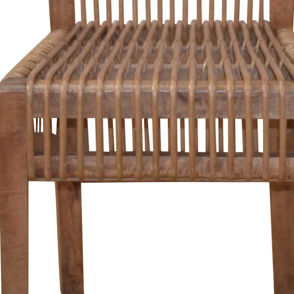 Hochlehner Rattanstuhl in Braun - Tiploma (2er Set)^Wohnen Hot