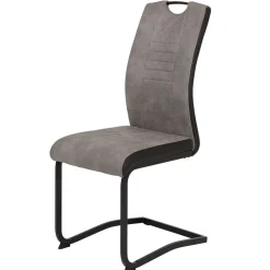 Hochlehner Schwingstuhl in Grau & Schwarz - Milly (Set)^Wohnen Online