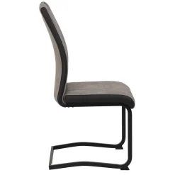 Hochlehner Schwingstuhl in Grau & Schwarz - Milly (Set)^Wohnen Online