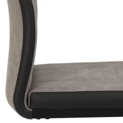 Hochlehner Schwingstuhl in Grau & Schwarz - Milly (Set)^Wohnen Online
