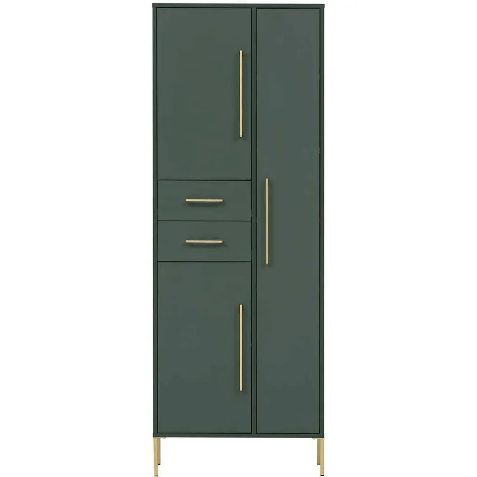 Hochschrank in Dunkelgrün & Gold - Aqua^Wohnen Sale