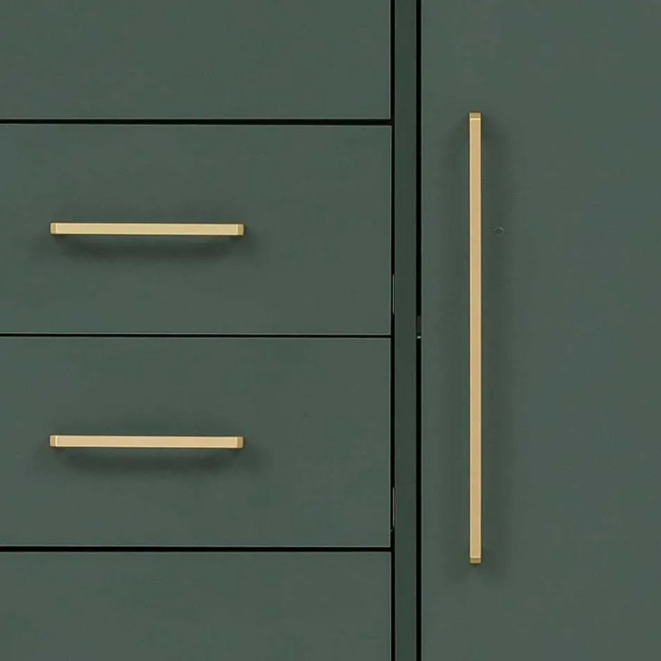 Hochschrank in Dunkelgrün & Gold - Aqua^Wohnen Sale