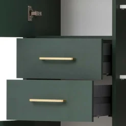 Hochschrank in Dunkelgrün & Gold - Aqua^Wohnen Sale