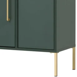 Hochschrank in Dunkelgrün & Gold - Aqua^Wohnen Sale