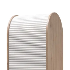 Wohnen Hochschrank mit Roll-Laden Tür - Veral